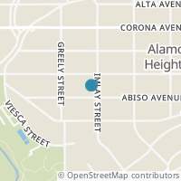 Map location of 407 Abiso Ave, Alamo Heights TX 78209