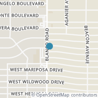 Map location of 570 Thorain Blvd, San Antonio, TX 78212