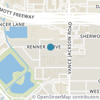 Map location of 126 RENNER DR, San Antonio, TX 78201