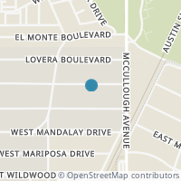 Map location of 142 Hermine Blvd, San Antonio TX 78212