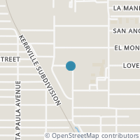 Map location of 1306 Alhambra, San Antonio TX 78201