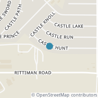 Map location of 5838 Castle Hunt, San Antonio TX 78218