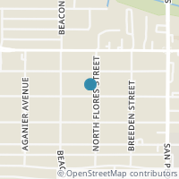 Map location of 307 San Angelo, San Antonio TX 78212