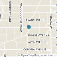 Map location of 627 Quarry Heights, San Antonio, TX 78209