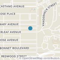 Map location of 319 Cloverleaf Ave, Alamo Heights TX 78209
