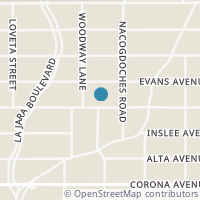 Map location of 423 COLLEGE BLVD, Alamo Heights, TX 78209