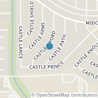 Map location of 4814 Castle Sword, San Antonio TX 78218