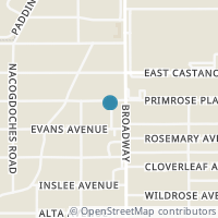 Map location of 116 LAMONT AVE, Alamo Heights, TX 78209