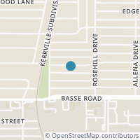 Map location of 530 General Krueger Blvd, San Antonio TX 78213