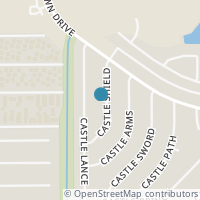 Map location of 4847 CASTLE SHIELD, San Antonio, TX 78218