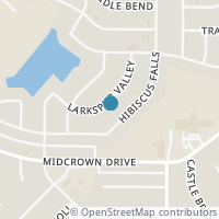 Map location of 5842 Larkspur Vly, San Antonio TX 78218