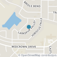Map location of 5903 Larkspur Vly, San Antonio TX 78218
