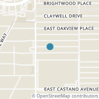 Map location of 129 E ELMVIEW PL, Alamo Heights, TX 78209
