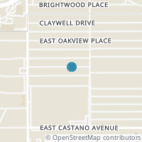 Map location of 165 E Elmview Pl, Alamo Heights TX 78209
