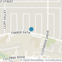 Map location of 5902 CLIFFMORE DR, San Antonio, TX 78250