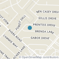 Map location of 5907 Brenda Ln, San Antonio, TX 78240