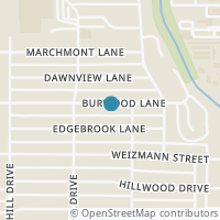 Map location of 218 Burwood Ln, San Antonio TX 78213