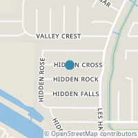Map location of 9746 Hidden Cross, San Antonio TX 78250