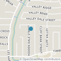 Map location of 5974 Hidden Dale St, San Antonio TX 78250