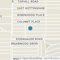 Map location of 210 Ridgehaven Pl, San Antonio, TX 78209