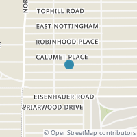 Map location of 215 RIDGEHAVEN PL, San Antonio, TX 78209