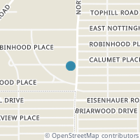 Map location of 240 Calumet Pl, San Antonio TX 78209