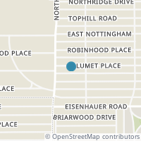Map location of 314 Calumet Pl, San Antonio TX 78209