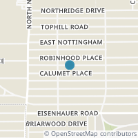 Map location of 411 Calumet Pl, San Antonio TX 78209