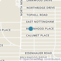 Map location of 418 Robinhood Pl, San Antonio TX 78209