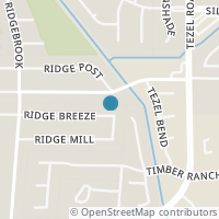 Map location of 9107 Ridge Breeze, San Antonio TX 78250