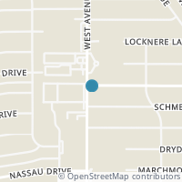 Map location of 550 Dresden Dr, San Antonio TX 78213