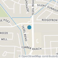 Map location of 9106 Tezel Bluff, San Antonio, TX 78250