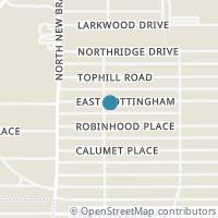 Map location of 502 E Nottingham Dr, San Antonio TX 78209