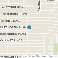 Map location of 602 E Nottingham Dr, San Antonio, TX 78209