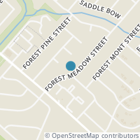 Map location of 7003 Forest Meadow St, San Antonio TX 78240
