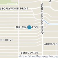 Map location of 138 Sullivan Dr, San Antonio TX 78213
