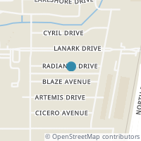 Map location of 546 Radiance Ave, San Antonio TX 78218