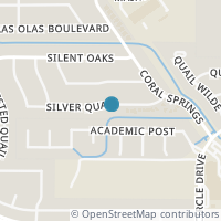 Map location of 8646 Silver Quail, San Antonio TX 78250