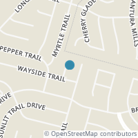 Map location of 7314 Wistful Trail, San Antonio, TX 78244