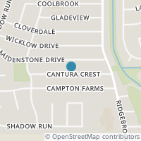 Map location of 9543 Cantura Crest, San Antonio, TX 78250