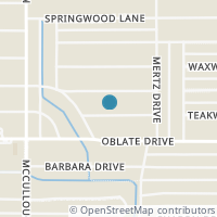 Map location of 119 Teakwood Ln, San Antonio TX 78216