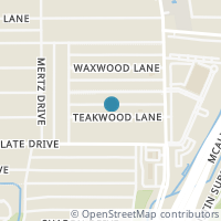 Map location of 327 Teakwood Ln, San Antonio TX 78216