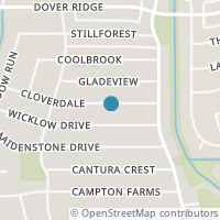 Map location of 9546 Cloverdale, San Antonio TX 78250