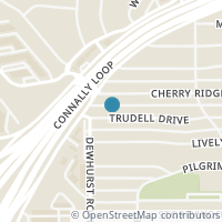 Map location of 571 Trudell Dr, San Antonio TX 78213