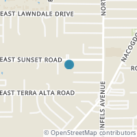 Map location of 328 E Sunset Rd, San Antonio TX 78209