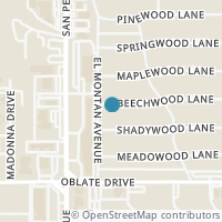 Map location of 104 Beechwood Ln, San Antonio TX 78216