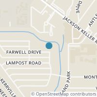 Map location of 1707 Farwell Dr, San Antonio TX 78213