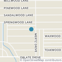 Map location of 378 Maplewood Ln, San Antonio TX 78216