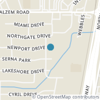 Map location of 306 NEWPORT DRIVE, San Antonio, TX 78218