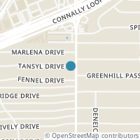 Map location of 106 TANSYL DR, San Antonio, TX 78213